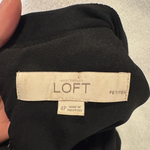 Women’s Ann Taylor Loft Black Sleeveless Dress - Picture 7 of 8